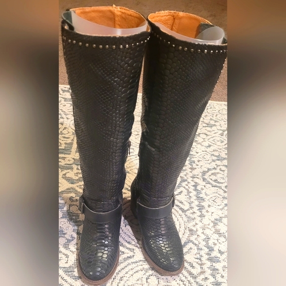 Freebird Carson black snake boots size 7 - Picture 3 of 7